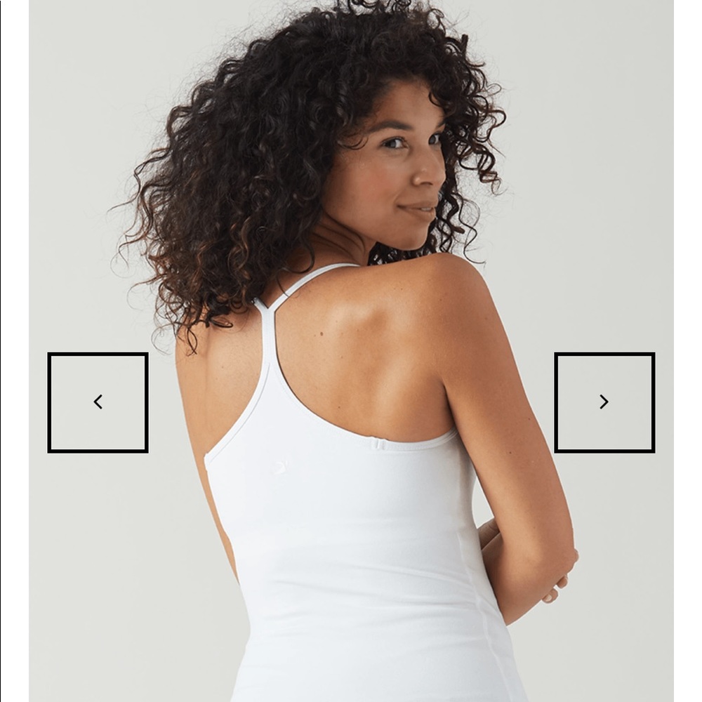 Glyder Lotus Tank, White, S